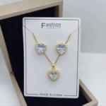 Premium Quality Zircon Locket Set
